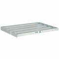 Channel TT2060 20'' x 60'' Cantilever Style Aluminum Tubular Shelf 240TT2060